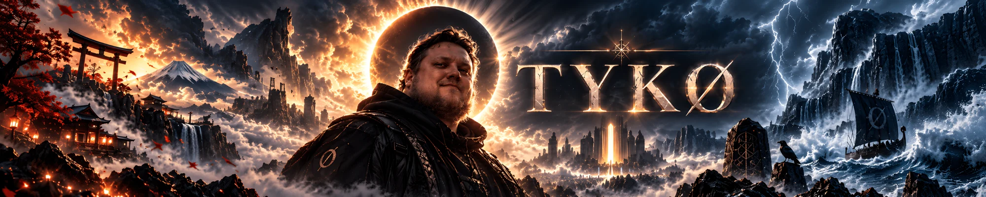 TYKØ in a cinematic world of eclipses, mountains and storm-lit seas